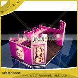 Pink Girl Sweet Modern Eyebrow Threading Bar Kiosk