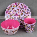 Set of 3 ,plate, Bowl and Cup Melamine Dinner Ware Set thumbnail-1