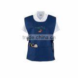 Blue Cobbler Apron With Front Pockets and Adjustable Side Ties thumbnail-2