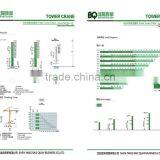 MC310/K12 Tower Crane Good Price for Sale thumbnail-4