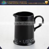 Hot Sale Ceramic Black Bathroom Water Jug Wholesale thumbnail-1