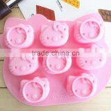 Silicone Kitty Cat Cake Mold thumbnail-2