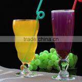 Fruit Juice Glass Mug Fruit Juice Glass Cup Lovely Drinking Mug Goblet thumbnail-3
