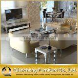 Popular Metal Base Marble Center Table Decorations Coffee Table