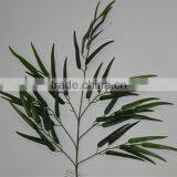 Wholesales Plastic Artificial Garden Green Bamboo Plants Lumber Craft With Leaves for Decoration thumbnail-4
