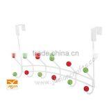 Over The Door 12 Hook Rack, Hook Coat Rack, Closet Door Rack thumbnail-2