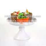 hot-sale ceramic birthday/ Wedding cake stand with foot