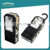 Outdoor Super Bright Camouflage Printed Flat Magnetic Flashlight With Hook thumbnail-1