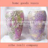 2014 New Design Iridescent Colored Elegant Mosaic Tall Home Goods Vases thumbnail-1