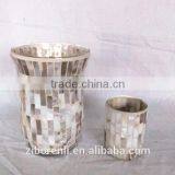 Seashell Mosaic Antique Large Chinese Floor Vases thumbnail-2