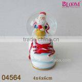 Bloom DIY design shoe shaped christmas snow globe