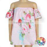 Girls Summer Newest Fashion Off Shoulder Top Clothes Various Style Outfits Clothes For Kids thumbnail-6