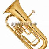 Bb Key Piston Valve Gold Lacquer Baritone
