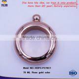 OEM 2.4 OZ Rose Gold Hip Flask thumbnail-1