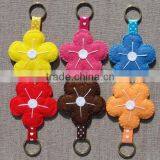 Hot 2017 Best Selling Laser Cut New Product Decorative Custom Handmade Fabric Felt Custom Production Keychain thumbnail-1