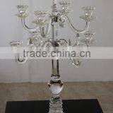 Jingyage Wedding Crystal Candelabra Classic Cylinder Hurricanes thumbnail-4