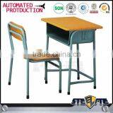 Wood Single Seat Student Desk and Chair Set thumbnail-6