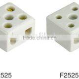 2 Pin Wire Low Voltage Ceramic Porcelain Power Female Connector thumbnail-2