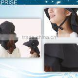 Ladies Hats Black Ladies Hats Designer Flat Brim Hats thumbnail-3