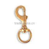 1-1/8" Solid Brass Hook, High Quality Solid Brass Swivel Eye Snap Hook thumbnail-6