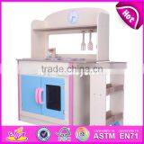 New Kids Play Educational Toys Wooden Baby Kitchen Set W10C275 thumbnail-2