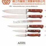 A3330 Classical Design High Quality 5pcs Stainless Steel Knife Set thumbnail-4