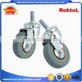 50mm Castor Wheel Caster Fixed Swivel Brake Rubber Nylon Pu TPR PP thumbnail-4