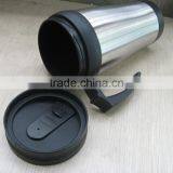 Custom Professional Stainless Steel Coffee Travel Mug With Handle thumbnail-2