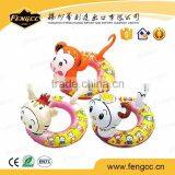 Factory Wholesale Phthalate Free Safty PVC Water Advertising Inflatable Swan Swimming Ring thumbnail-1