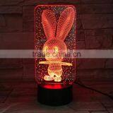 UCHOME Acrylic 7 Colorful 3D Illusion Night Light Bluetooth Speaker 3D Night Light thumbnail-1