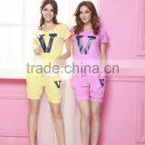 Summer Cotton Pajamas for Women thumbnail-1