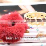Hot Selling Lady Hair Accessories Rex Rabbit Fur Hair Band With Low Price thumbnail-5