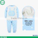 2017 New Arrival Long Sleeve Good Quality Blue Outfit Kid Clothes Children Clothing thumbnail-1