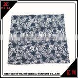 2016 Pocket 25*25cm Flower Deisgn Wholesale Cotton Handkerchief thumbnail-3