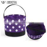 Monogram Chevron Polka Dot Kids Halloween Baskets thumbnail-1