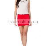 2015 High Quality Fashion Elastic Banded Mini Skirt Ladies Short Skirt thumbnail-4