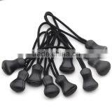 Slip-resistant Black Plastic Zipper Puller for Apparel Luggage Bag Sportwear 011 thumbnail-1