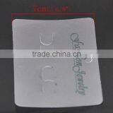 50PCs Clear Hair Clip/ Pin Jewelery Display Cards 10x7cm(3 7/8"x2 6/8"),Jewelry thumbnail-1