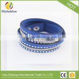 New Unisex Multilayer Leather Bracelet Christmas Gift Charm Bracelets Rivet Vintage Jewelry For Women And Man thumbnail-4