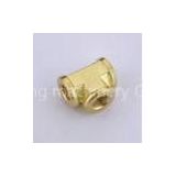 Nickel Plated Forged NPT NPTF Hexagon Lead Free Female Tee Brass Pipe Fittings, CE, ROHS