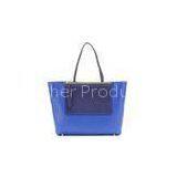 Modern Gionar Blue Genuine Leather Shopper Bag For Ladies Shopping thumbnail-1
