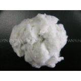 Eco-friendly Raw White A 1.5D * 38 / 51mm Non Woven Recycled Polyester Staple Fiber thumbnail-1