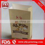 2016 YBJ Custom Logo Printed Fries Bread Bakery Food Grade Oil Proof Paper Popcorn Bag thumbnail-2