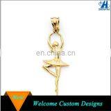 Alli Baba Com Dainty Jewelry 18K Gold Plating Ballerina Pendant For Gifts