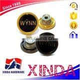 Jeans Metal Shank Buttons, Brass Button And Rivet For Denim, Jackets