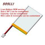Ultrathin Rechargeable 3.7v 80mAh 351525 Lipo Battery for Wearable Device thumbnail-2