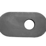 Заборная пластина на скользящем механизме