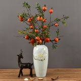 Wholesale Real Touch Berries 5 Heads Artificial Pomegranate Fruit With Branches thumbnail-3