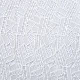 Punch Hole Embroidered White Cotton Lace Embroidery Fabric thumbnail-3