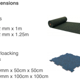 EPDM Rubber Flooring Mat, Rolls, Durable , Gym Use, Best Quality thumbnail-2
